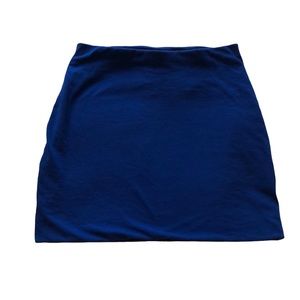 Express Royal Blue Stretch Mini Skirt | Soft & Comfortable